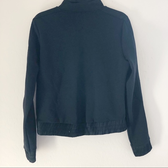 IVY PARK Satin Pure Black Track Jacket Zip Up LG - Picture 14 of 16